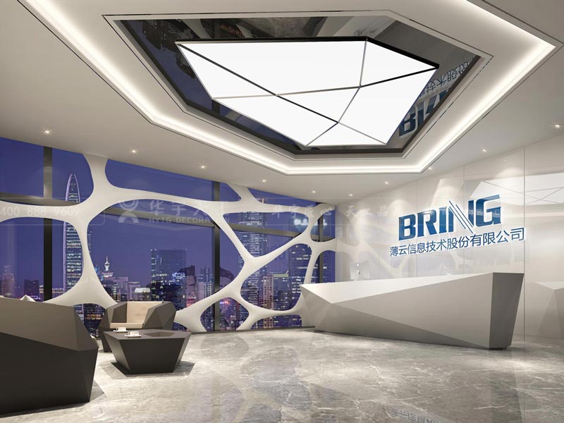 深圳办公室设计 - 百度大厦薄云装修设计